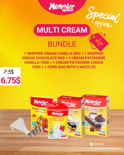 Multi Cream Bundle: Vanilla & Chocolate Essentials