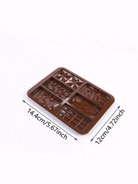 6 Grids Silicone Mini Rectangular Chocolate Mold - Food-Grade, Versatile Baking Tool