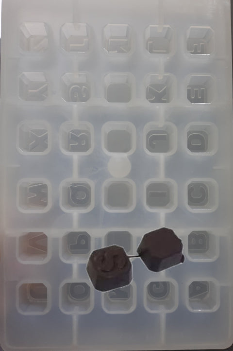 Alphabet Shape PC Polycarbonate Chocolate Mold