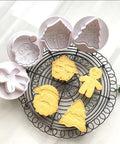 4Pcs Cookie Cutters Christmas-Baking Mould Cookie Stamp Biscuit DIY Mold Fondant Cake Decorating Tools