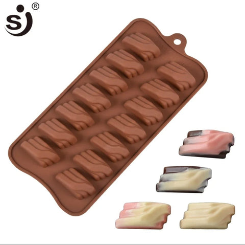 Silicone Molds Chocolate SJ 3D Jelly Pudding Baking DIY