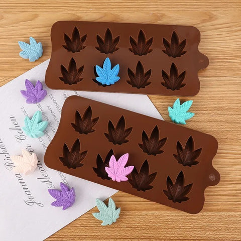 Silicone The Leaves Chocolate Mold