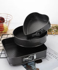 3 Pcs Shape Cake Mold Set, Non-Stick & Leak-Proof Design