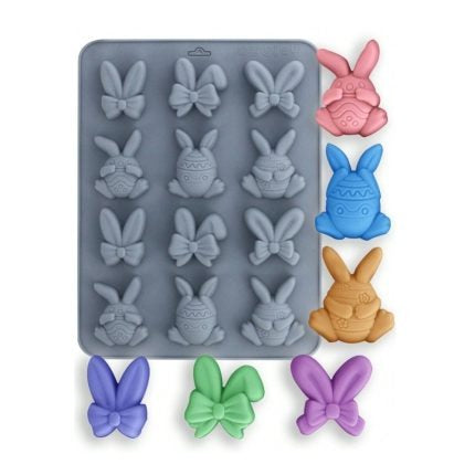 Easter Bunny & Egg Silicone Mold