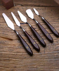 Stainless Steel Cream Spatula, Icing Spatula For Baking, 5pcs