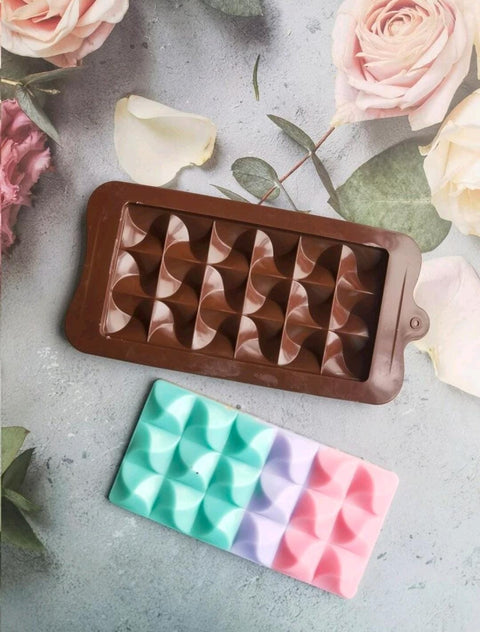 Zigzag Silicone Chocolate Mold for Creative Baking