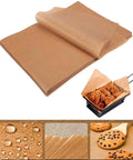 Unbleached Parchment Paper Baking Sheet, Non-Stick Precut, 50pcs