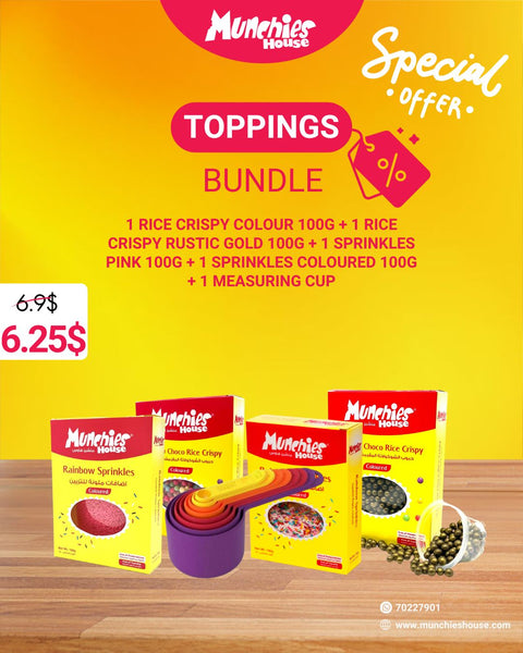 Topping Bundle: Rice Crispies & Sprinkles Variety Pack
