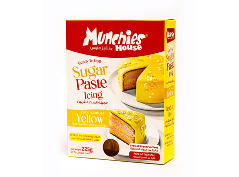 Sugar Paste Fondant Yellow , Perfect for Cake Decorating