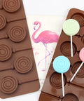 Flower Lollipop Mold for Chocolate Crafting, Non-Toxic Silicone