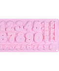 Silicone Number Mold for Chocolate Crafting, 30.2cm x 16cm
