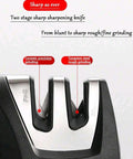 Knife Sharpener 3-Stage Quick Tool with Non-Slip Base Munchies Tools