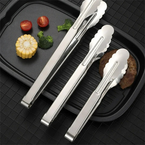 Stainless Steel All Purpose Tongs Set