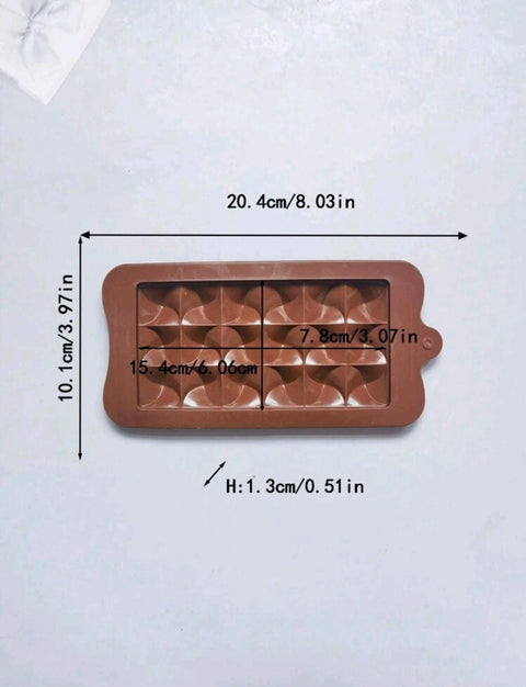 Zigzag Silicone Chocolate Mold for Creative Baking