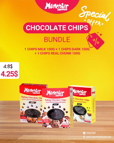Chocolate Chips Dark - Bake Stable for Desserts