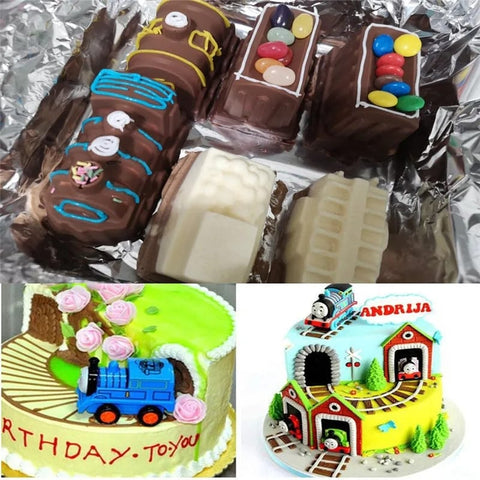 Train Chocolate Silicone 9 PCS