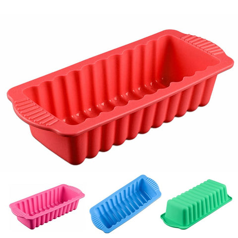 Silicone Cake Mold, Heat-Resistant Rectangular Bread Baking Mold