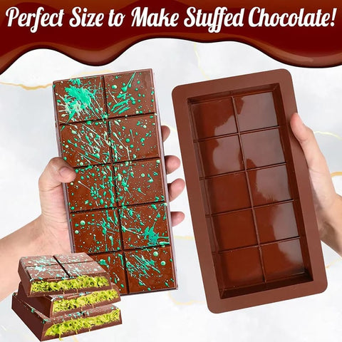 Silicone Square Chocolate Mold 3D Cake Cookie Candy Baking Tools