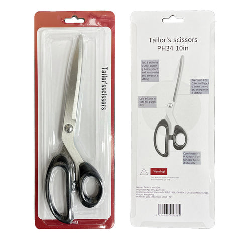 Tailor Scissors PH34 10in Stainless Steel Sewing Tool