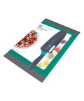 Green & Orange Cutting Board and Chef Knife Set