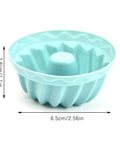 6 PCS Silicone Muffin Mold, Large, Non-Stick & BPA Free