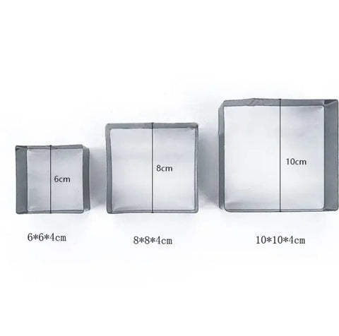 Stainless Steel Square Mousse Cake Ring Cake Mold Cake Decorating Mold