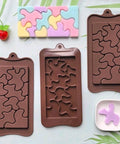 Silicone Chocolate Mold For 3D Candy, Pudding, Cookie, Ice Cube Making