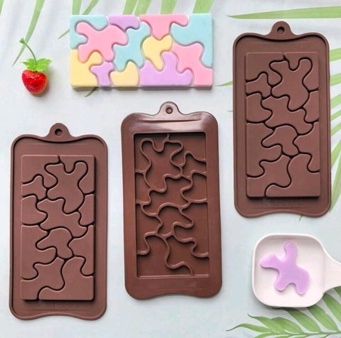 Silicone Chocolate Mold For 3D Candy, Pudding, Cookie, Ice Cube Making