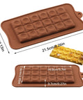 1 PCS Round Bar Shaped Silicone Chocolate Mold