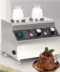 Electric Sauce Warmer with Squeeze Bottles - 2 Grid