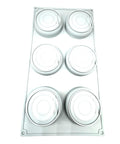 Confectionery Silicone Mold Big Dot 6-Cavity