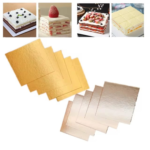 Gold Square Cardboard 25cm x 25cm