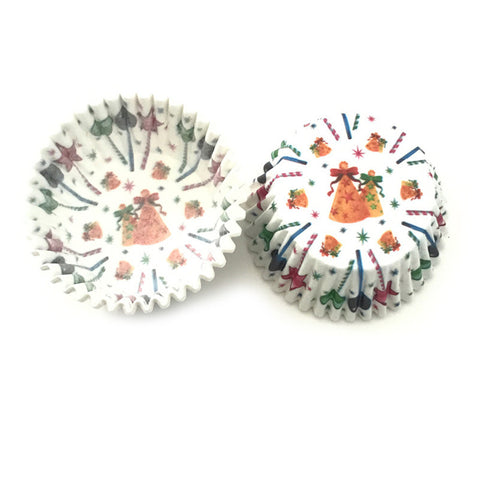 100pcs/Lot Christmas Cupcake Baking Cup-Cake Decorating Kitchen Baking Tools