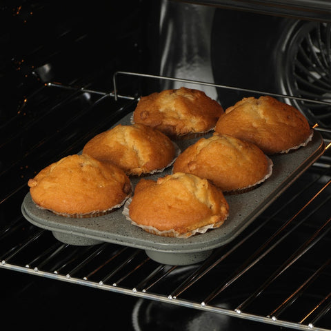Muffin Pan 6 Cups Non-Stick Marble Coating -Dorsch