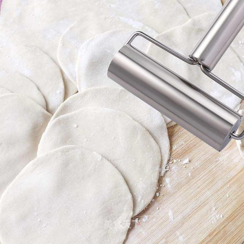 Stainless Steel Non-Stick Double-Headed Rolling Pin