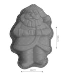 Christmas Big Santa Chocolate Mould - Pink Silicone