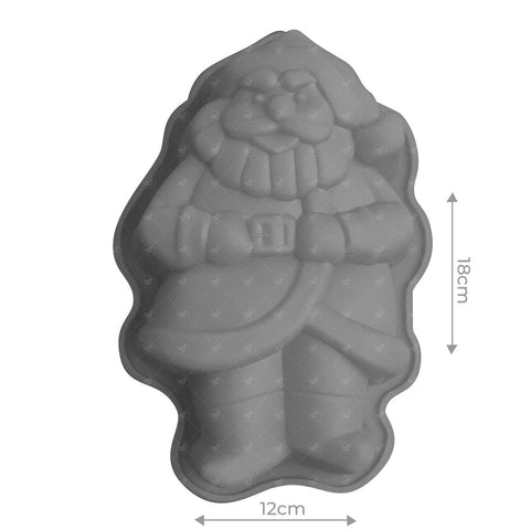 Christmas Big Santa Chocolate Mould - Pink Silicone