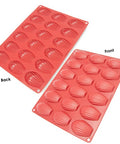 18 Cavity Madeleine Mold for Baking, Cookie, Chocolate, Candy - Shell Shape Cake Mold Pan