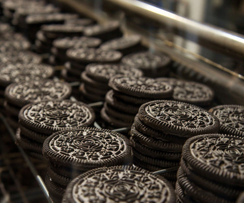 Chocolate Round Biscuit with Cocoa Filling