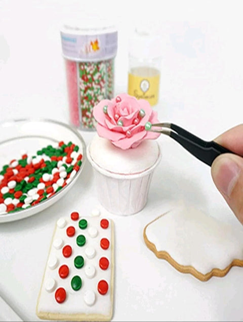 Stainless Steel Multifunction Tweezers, 2pcs