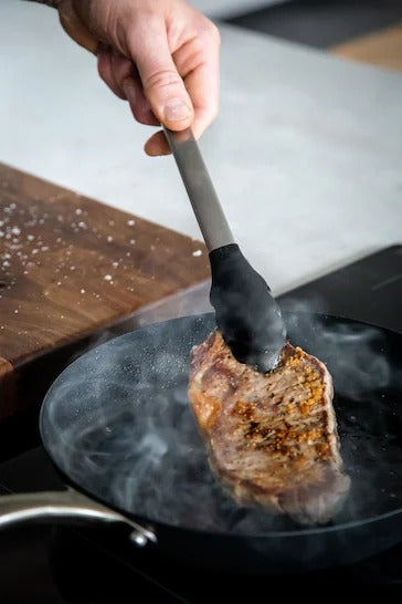 Food Tong 30cm, Nylon & Stainless Steel
