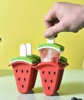 Watermelon Shaped Ice Cream Mold With Lid DIY Popsicle Maker