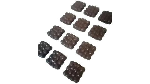 Square Bubble Shape PC Polycarbonate Chocolate Mold