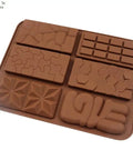 6 Grids Silicone Mini Rectangular Chocolate Mold - Food-Grade, Versatile Baking Tool