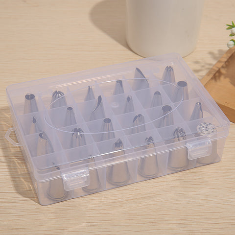 24pcs Stainless Steel Piping Nozzle Set for Cake Decorating