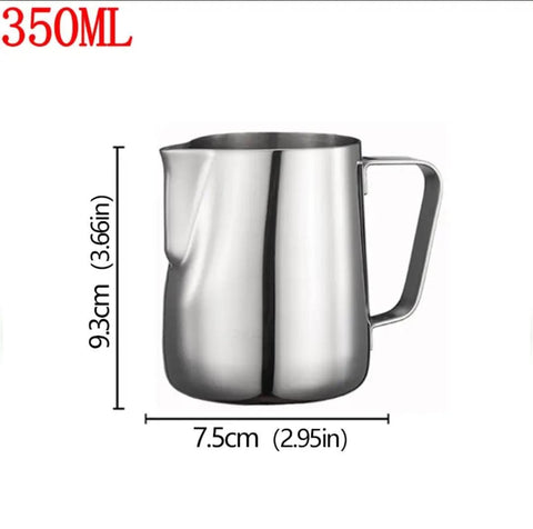 Milk Frothing Jug Stainless Steel Coffee Milk With Scale