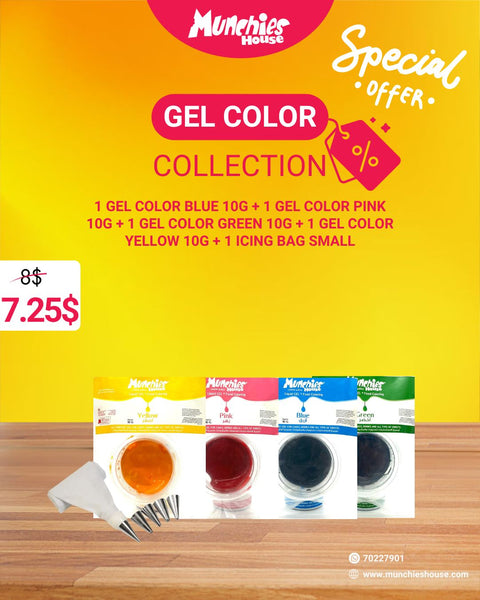Gel Color Collection 2 - Vibrant Edible Colors for Baking