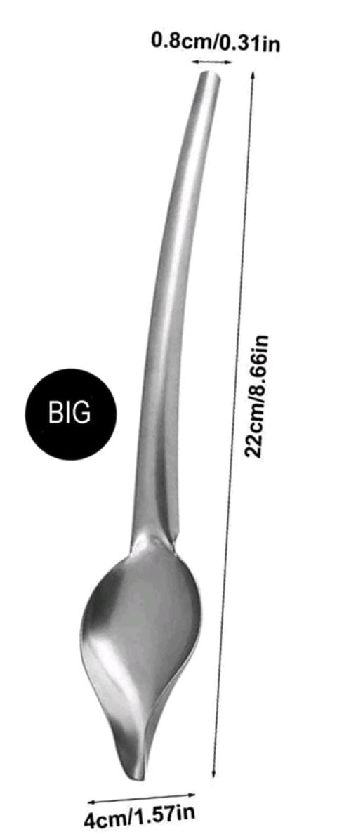 1pc Stainless Steel Decorative Chocolate Spoon, Baking DIY Tool