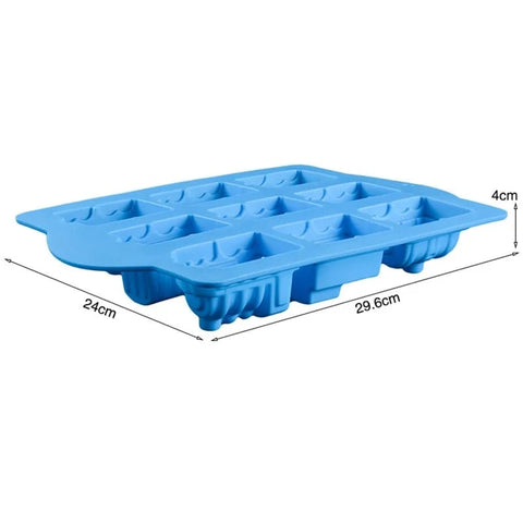 Train Chocolate Silicone 9 PCS