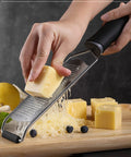 Stainless Steel Multipurpose Zester with Black Handle